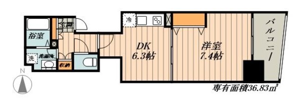 LOC’S Shonaidori(ロックスショウナイドオリ)の物件間取画像